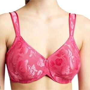 wacoal awareness seamless underwire bra 34D 85567 pink